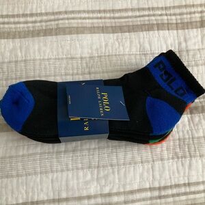 New 6 Pair Pack Men’s Polo Ralph Lauren Classic Sport Ankle Socks Size 10-13